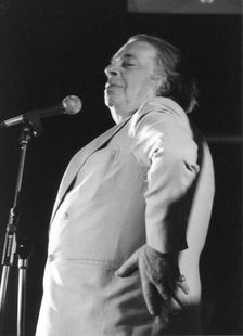 George Melly, Soho Jazz Festival, London, 1993. Creator: Brian Foskett