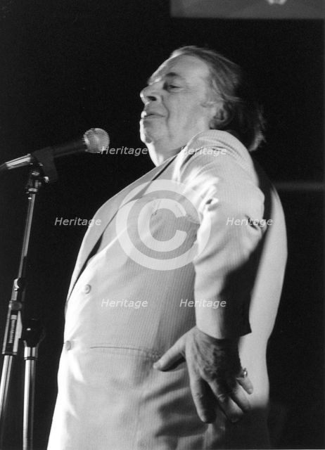 George Melly, Soho Jazz Festival, London, 1993. Creator: Brian Foskett.