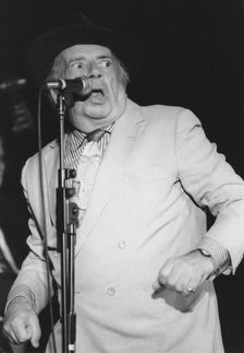 George Melly, Soho Jazz Festival, London, 1993. Creator: Brian Foskett