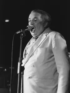 George Melly, Soho Jazz Festival, London, 1993. Creator: Brian Foskett