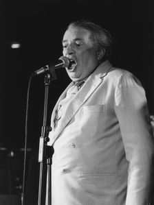 George Melly, Soho Jazz Festival, London, 1993. Creator: Brian Foskett