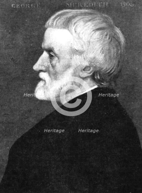 George Meredith (1828-1909), English novelist and poet, early 20th century. Artist: Unknown