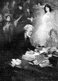 George Meredith 1923.Artist: LEA