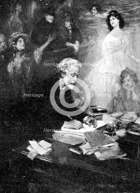 'George Meredith', 1923.Artist: LEA