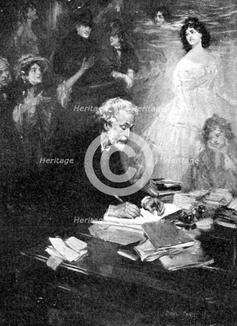 'George Meredith', 1923.Artist: LEA