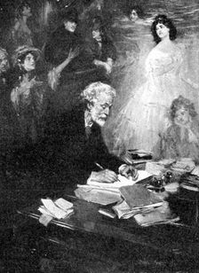 George Meredith 1923.Artist: LEA