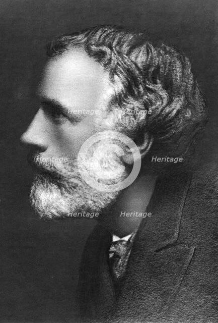 George Meredith, English novelist and poet, c1909.Artist: Frederick Hollyer