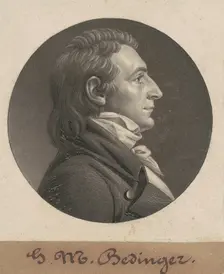 George Michael Bedinger, 1806. Creator: Charles Balthazar Julien Févret de Saint-Mémin