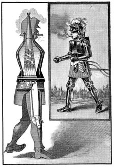 George Moore's steam man, 1893. Artist: George Moore