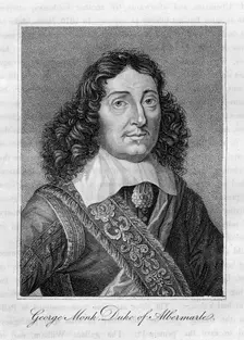 George Monck, Duke of Albemarle, 17th century English soldier. Creator: Unknown