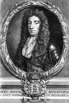 George of Denmark, Prince Consort of Queen Anne of Great Britain.Artist: N Parr