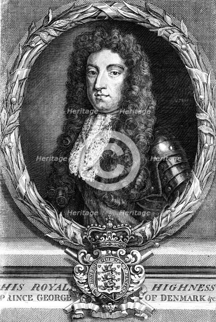 George of Denmark, Prince Consort of Queen Anne of Great Britain.Artist: N Parr