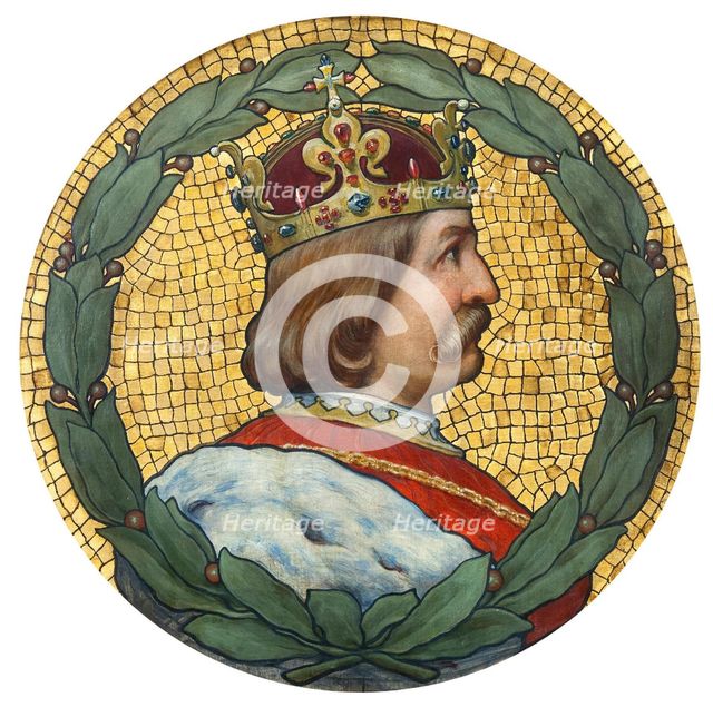George of Podebrady, 1900. Artist: Liebscher, Adolf (1857-1919)