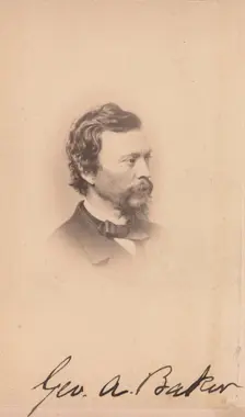 George Augustus Baker, 1860s. Creator: Maurice Stadtfeld