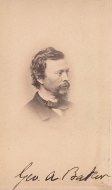 George Augustus Baker, 1860s. Creator: Maurice Stadtfeld