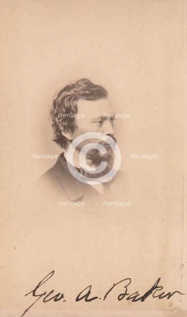 George Augustus Baker, 1860s. Creator: Maurice Stadtfeld.