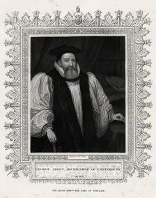 George Abbot, Archbishop of Canterbury 19th century. Artist: WT Mote