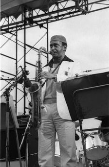 George Adams, Capital Jazz Festival, Knebworth House, Herts, July 2002. Creator: Brian O'Connor