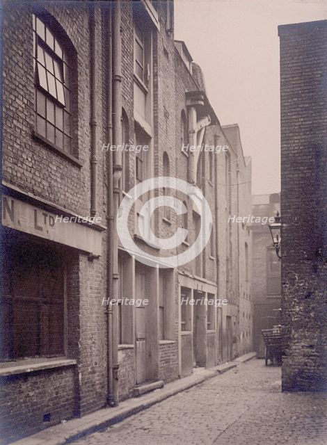 George and Catherine Wheel Alley, London, c1912. Artist: Anon