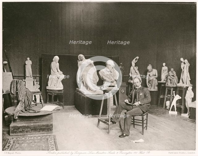 George Anderson Lawson, c1884. Creator: Joseph Parkin Mayall.