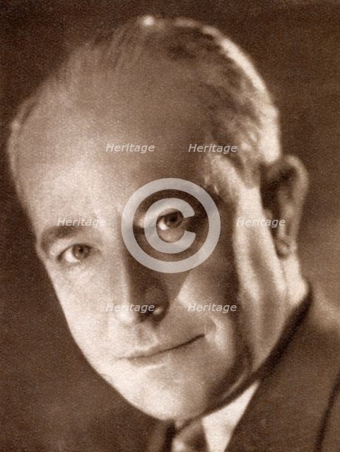 George Archainbaud, French screen, stage actor, film and television and film director, 1933. Artist: Unknown