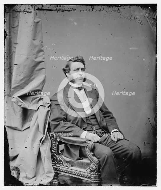George Armstrong Halsey of New Jersey, between 1860 and 1875. Creator: Unknown.
