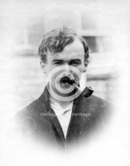 George Butterworth, British composer and folk music collector, c1910. Artist: Unknown