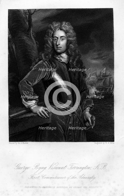 George Byng, Viscount Torrington, 1837. Artist: WH Mote