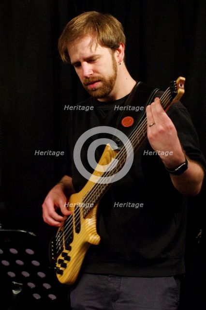 George Baldwin, Ray Russell Quintet, Verdict Jazz Club, Brighton, East Sussex, 18 March 2023. Creator: Brian O'Connor.