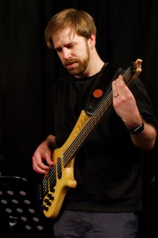 George Baldwin, Ray Russell Quintet, Verdict Jazz Club, Brighton, East Sussex, 18 March 2023. Creator: Brian O'Connor