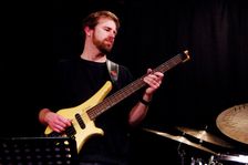 George Baldwin, Ray Russell Quintet, Verdict Jazz Club, Brighton, East Sussex, 18 Mar 2023. Creator: Brian O'Connor