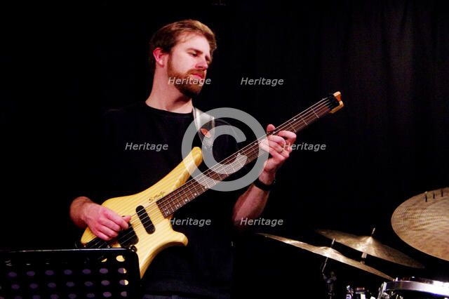 George Baldwin, Ray Russell Quintet, Verdict Jazz Club, Brighton, East Sussex, 18 Mar 2023. Creator: Brian O'Connor.