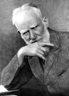 George Bernard Shaw (1856-1950), Irish author, early 20th century
