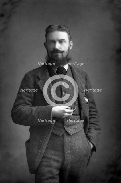 George Bernard Shaw (1856-1950) Irish dramatist, critic and Fabian, 1893.Artist: W&D Downey