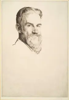 George Bernard Shaw, 1907. Creator: William Strang