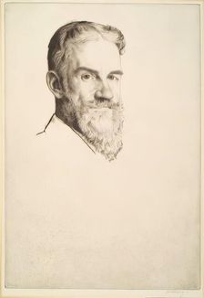 George Bernard Shaw, 1907. Creator: William Strang