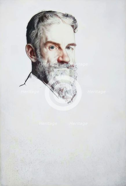 George Bernard Shaw, 1907. Creator: William Strang.