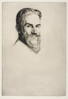George Bernard Shaw, 1907. Creator: William Strang (British, 1859-1921)