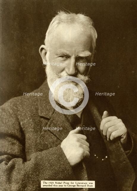 George Bernard Shaw, 1926, (1935). Creator: Unknown.