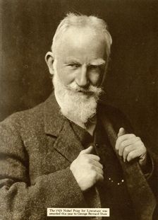 George Bernard Shaw, 1926, (1935). Creator: Unknown