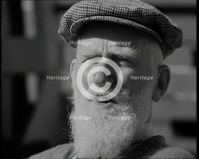 George Bernard Shaw Talking to the Camera, 1930s. Creator: British Pathe Ltd.