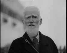 George Bernard Shaw Talking to the Camera, 1930s. Creator: British Pathe Ltd