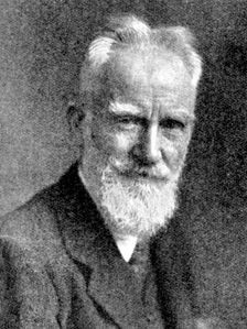 George Bernard Shaw British dramatist, 1923. Creator: Carl Vandyk