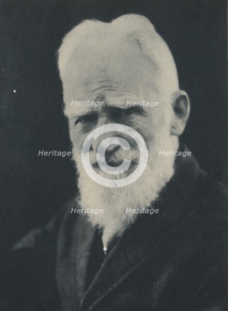 'George Bernard Shaw', c1940s, (c1950). Creator: Bassano Ltd.