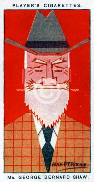 George Bernard Shaw, Irish playwright, 1926.Artist: Alick P F Ritchie