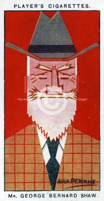 George Bernard Shaw, Irish playwright, 1926.Artist: Alick P F Ritchie