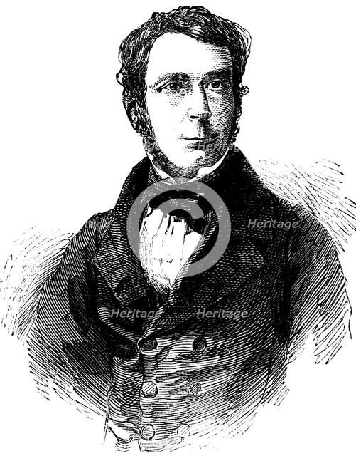 George Biddell Airy (1801-1892), English astronomer and geophysicist, 1858. Artist: Unknown