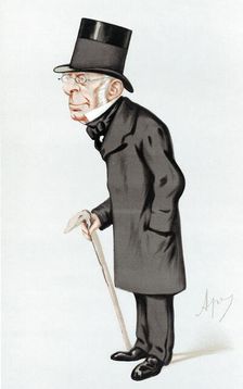 George Biddell Airy (1801-1892), English astronomer and geophysicist, 1875. Artist: Carlo Pellegrini