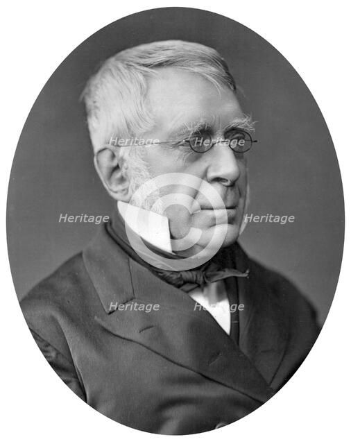 George Biddell Airy (1801-1892), English astronomer and geophysicist, 1877. Artist: Unknown