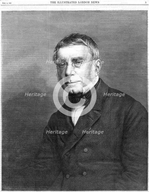 George Biddell Airy, English astronomer and geophysicist, 1868. Creator: Unknown.